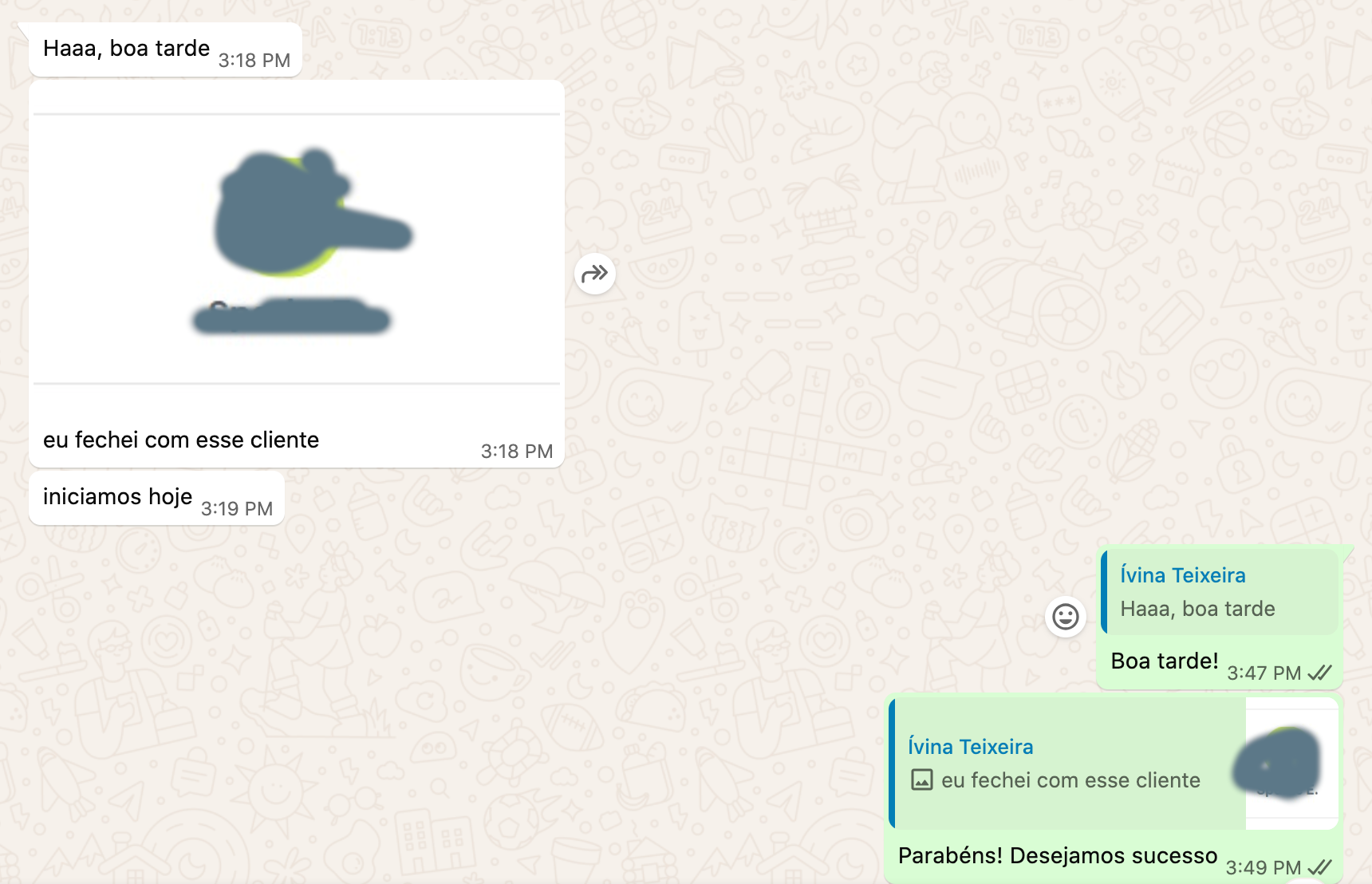 Print real de contratação